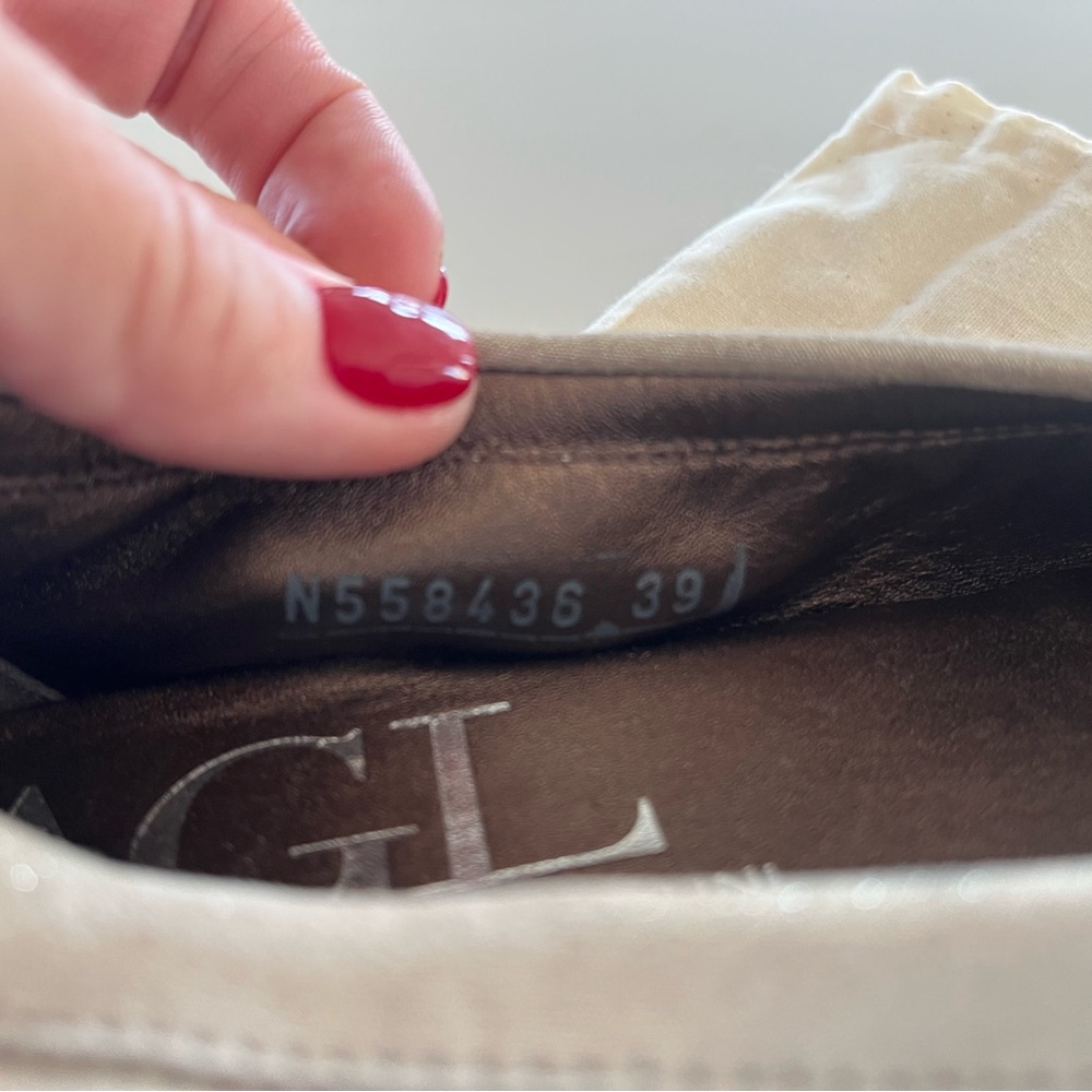 AGL Attilio Giusti Leombruni - Suede
Captoe Buckle Ballet Flats - Size EU 39 - Picture 6 of 7
